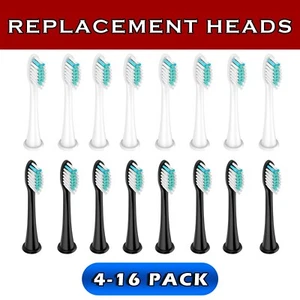 4-16 Toothbrush Replacement Heads Compatible with PHILIPS SONICARE Toothbrush - Picture 1 of 16