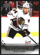 2023-24 Upper Deck Debut Dates #DD19 Wyatt Kaiser 