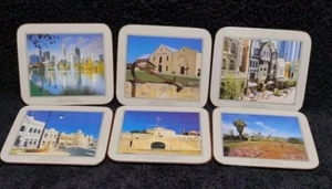 Ashdene Of Australia Scenes Of Perth Western Australia Unused Coasters x 6 - Picture 1 of 13