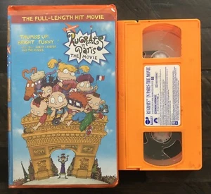 Rugrats In Paris Movie VHS 2000 Nickelodeon Vintage Clamshell Case Cartoon - Picture 1 of 2