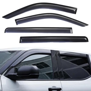 Juego de 4 piezas de protector deflector de lluvia visera ventana para Toyota Tundra CrewMax 2022 2023 - Imagen 1 de 12