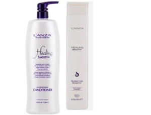 L'Anza Healing Smooth Glossifying 10.1 OZ Shampoo & 33.8 OZ Conditioner Duo Set - Picture 1 of 1