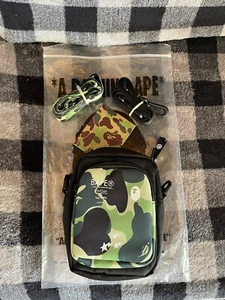 BAPE ABC Mini Shoulder Bag Camo Green - Picture 1 of 1