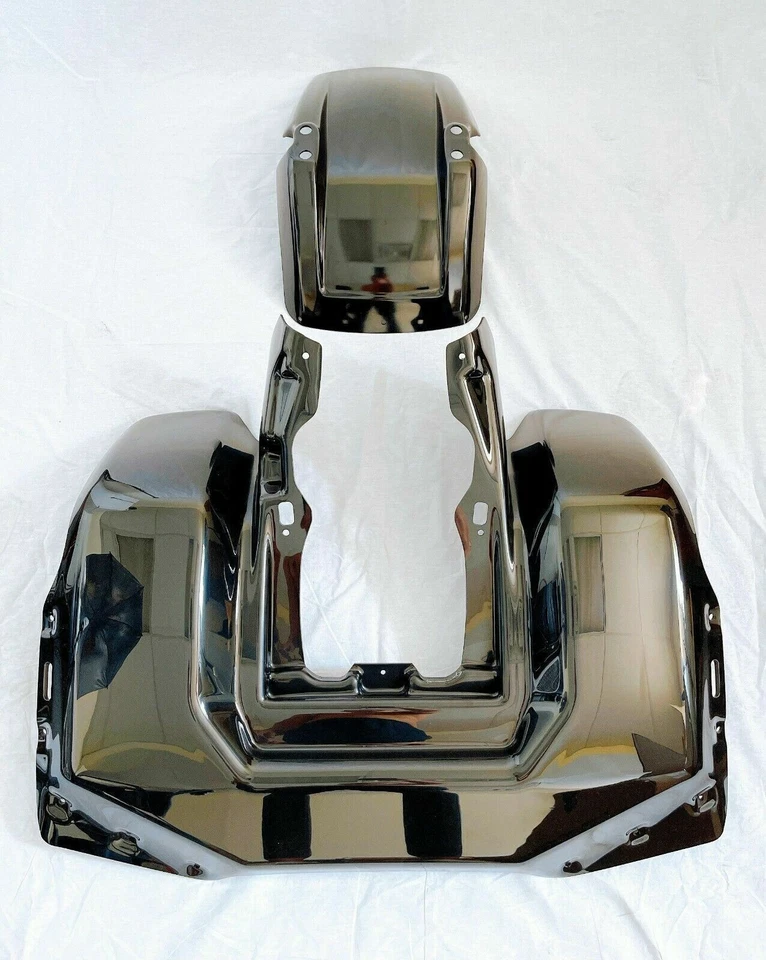 NUEVO GUARDABARROS DELANTERO Y TRASERO HONDA ATC200S ATC 200S PLÁSTICO NEGRO 84 - 86 Foto 1 de 2