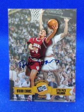 1996 Press Pass Auto Auto Brian Evans Rookie Auto RC