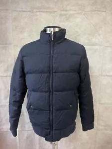 Boggi Milano Herren Padded Full Zip Jacke Navy Größe L - Bild 1 von 9