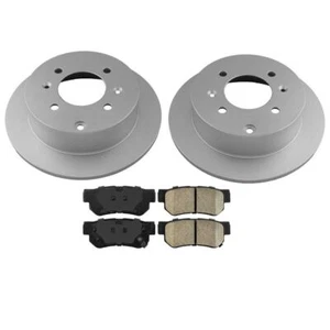 Rear Coated Disc Brake Rotors & Pads for KIA Optima 2001-2006 Sonata 1999-2005 - Picture 1 of 13