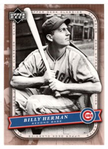 Billy Herman - Chicago Cubs - 2005 UD Classics Baseball # 7 MT