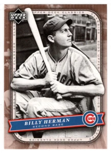 Billy Herman - Chicago Cubs - 2005 UD Classics Baseball # 7 MT - Picture 1 of 1