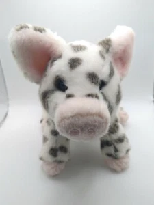 Douglas schwarz geflecktes Ferkel Schwein KLEIN Plüschtier Puppe Stofftier Bauernhoftier 9 Zoll - Bild 1 von 9