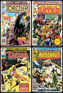 The Son of Satan #7 Dazzler #6 Tarzan #11 Micronauts #32 Marvel Comics Stamped - Picture 1 of 23