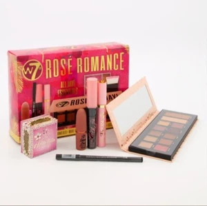 W7 Rose Romance ❤️ 6-Piece Make Up Boxed Set - Rose All Day! Palette ❤️ GIFT SET - Picture 1 of 2