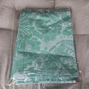 Tovaglia Fandango Cassa e Barile Acqua 60" x 120" Floreale Cotone Hawaiano Verde - Foto 1 di 11