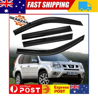 Weather Shield Weathershield Window Visor for Nissan X-Trail Xtrail T31 4X - image 1 of 3