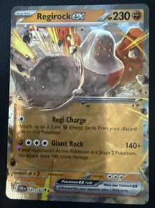 Regirock ex 101/182 Doppio Raro Holo Pokémon 2025 Destinati Rivali - Foto 1 di 2