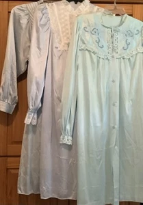Vintage Größe S Dessous 3 Roben mit passenden Nachthemden Nylon Spitze Sets LS - Bild 1 von 21