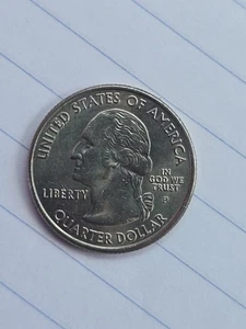 2001 p new york quarter error- DDO and Partially Filled In P. - Picture 1 of 4