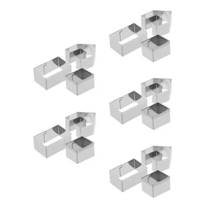  5 PCS Ausstechförmchen Weihnachten Ausstecher Mini Lebkuchenhaus - Bild 1 von 12