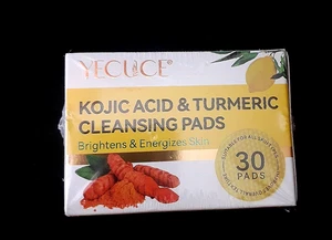 NEW Yecuce Kojic Acid & Turmeric Cleansing Pads Expires:12/09/27 Sealed/Unopened - Picture 1 of 7