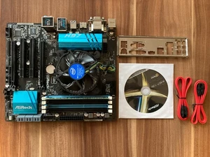 AsRock H97M-Pro4 mATX Mainboard + Intel Core i3-4150 3,50 GHz CPU + 4GB DDR3 RAM - Bild 1 von 5