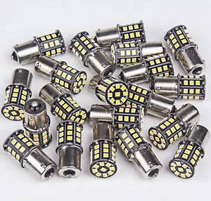 20x Warm White 1156 BA15S 1141 1003 RV Camper Trailer Interior 33-LED Light Bulb - Bild 1 von 7