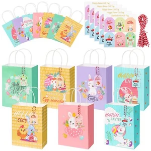 28PCS Easter Treat Bags with Handle, Easter Gift Bag, Easter Goodie Bags for ... - Picture 1 of 7