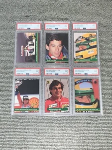 1992 Grid Formula One Ayrton Senna PSA 9 6 cards vintage collection - Bild 1 von 14