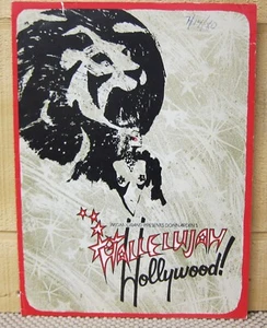Hallelujah Hollywood MGM Grand Hotel Show Program Donn Ardens - Imagen 1 de 3