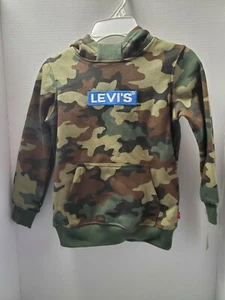 NWT Levis Kids Camo Hoodie Size 6 Medium 5-6 years old - Picture 1 of 3