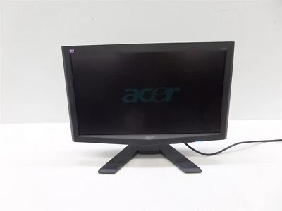 Acer X183H LCD Wide Monitor 18.5" Widescreen Computer Monitor 1366 x 768 - Image 1 of 4