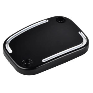 CNC Billet Brake Master Cylinder Reservoir Cover For Harley Softail models 15-17 - Picture 1 of 6