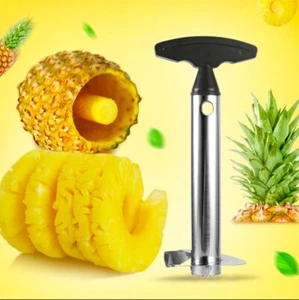 Stainless Steel Pineapple Corer Slicer Peeler for Diced Fruit Rings All in One - Picture 1 of 1