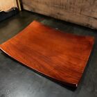 Wooden Bowl handmade Square Wood Serving Tray Hand Made Platter Japanese