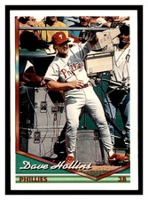 1994 Topps #476 DAVE HOLLINS Philadelphia Phillies ~C6FF