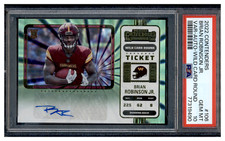 77319490 2022 Panini Contenders Wild Card Auto Brian Robinson Jr RC PSA 10