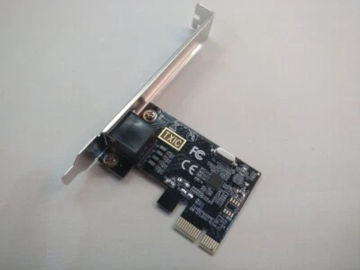 PCIe Gigabit 1000Mbps Netzwerk Karte - PCIe X1 auf RJ45 - Realtek RTL8111-4 - Bild 1 von 4
