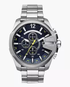 Reloj DIESEL DZ4465 para hombre cronógrafo esfera azul marino acero inoxidable 51 mm NUEVO - Imagen 1 de 3