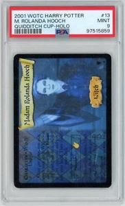 Madam Rolanda Hooch Holo PSA 9 2001 WOTC Harry Potter Quidditch Cup #13 - Picture 1 of 2