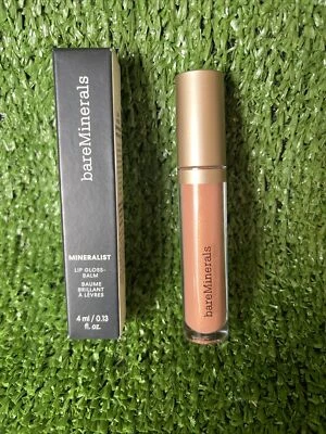 Bareminerals Mineralist Gloss-Balm "Peace" .13 fl oz Lip Gloss New Vegan - Image 1 of 4