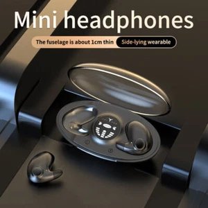 Headphones Sleep Wireless Earbuds Bluetooth 5.3 Headset TWS Waterproof Earphone - Picture 1 of 20