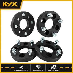 4Pcs 1" inch 4x100 to 4x4.5 4x114.3 Wheel Adapters Spacers 4 Lug FOR Chevy Honda - Picture 1 of 12