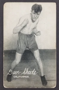 Vintage 1923 Dave Shade Boxer Boxen Postkarte (runde Ecken) - Bild 1 von 2