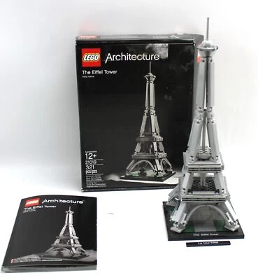 Lego Architecture The Eiffel Tower Paris France 21019 Landmark Series - Image 1 of 4
