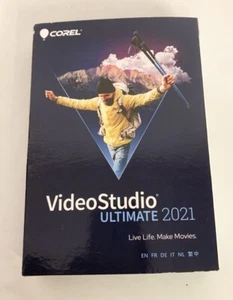 NEW Corel VideoStudio Ultimate 2021 Software Windows 8, 10 EN FR DE SEALED - Picture 1 of 3