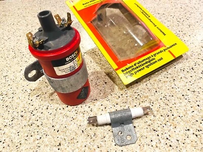 MERCEDES BENZ 230SL 250SL 280SL IGNITION BOSCH RED COIL  0221119030 NOS ORIGINAL - Image 1 of 4