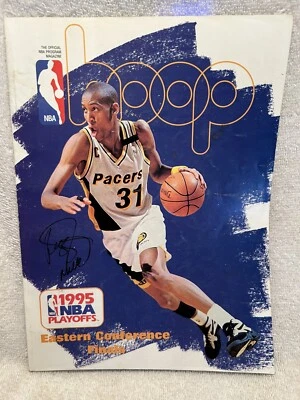 1995 NBA Program Magic At Pacers Eastern Conference Finals Reggie Miller Cover — 第 1/4 张图片