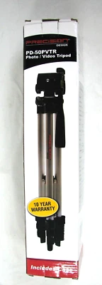 Precision Design 50" PD-50PVTR Compact Travel Camera Tripod Bubble Level Case - Image 1 of 4