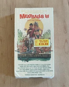 MEATBALLS III (1986) Sealed Betamax IVE Summer Camp Sex Comedy Virgin Nerd Cult - Foto 1 di 10