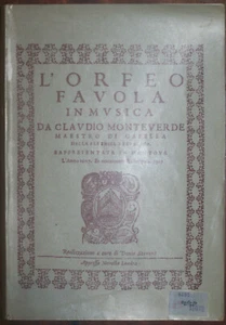 Claudio Monteverdi: L'Orfeo Favola in Musica for soloists, chorus and orchestra - Picture 1 of 3