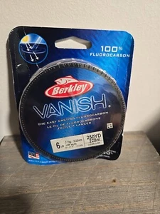 Berkley Vanish 100% Fluorocarbon Easy Casting VNFS6-15 Clear 1314384 - Picture 1 of 2